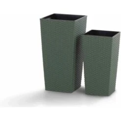 Siena Garden Pflanzgefäß Eco Paris Grün 25x25x46,5 Cm 7 Siena Garden Pflanzgefäß Eco Paris Grün 25x25x46,5 Cm -Gartenpflege Geschäft 8629008 1346 2