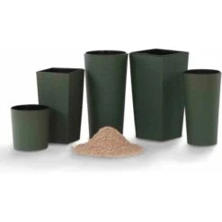 Siena Garden Pflanzgefäß Eco Paris Grün 25x25x46,5 Cm 9 Siena Garden Pflanzgefäß Eco Paris Grün 25x25x46,5 Cm -Gartenpflege Geschäft 8629008 1346 4