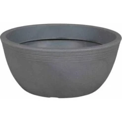 Siena Garden Pflanzschale Malaga Grau Ø 38x17 Cm