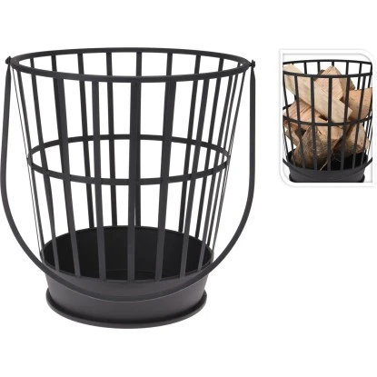 Feuerkorb Mit Tragegriff 38 Cm Schwarz 3 Feuerkorb Mit Tragegriff 38 Cm Schwarz