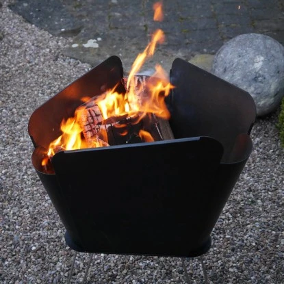 VASNER Merive M2 Feuerkorb Mittelhoch Abgerundet Schwarz 11 VASNER Merive M2 Feuerkorb Mittelhoch Abgerundet Schwarz – Bild 9